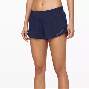 Lululemon Hotty Hot Shorts True Navy 2.5” Inseam Size 4